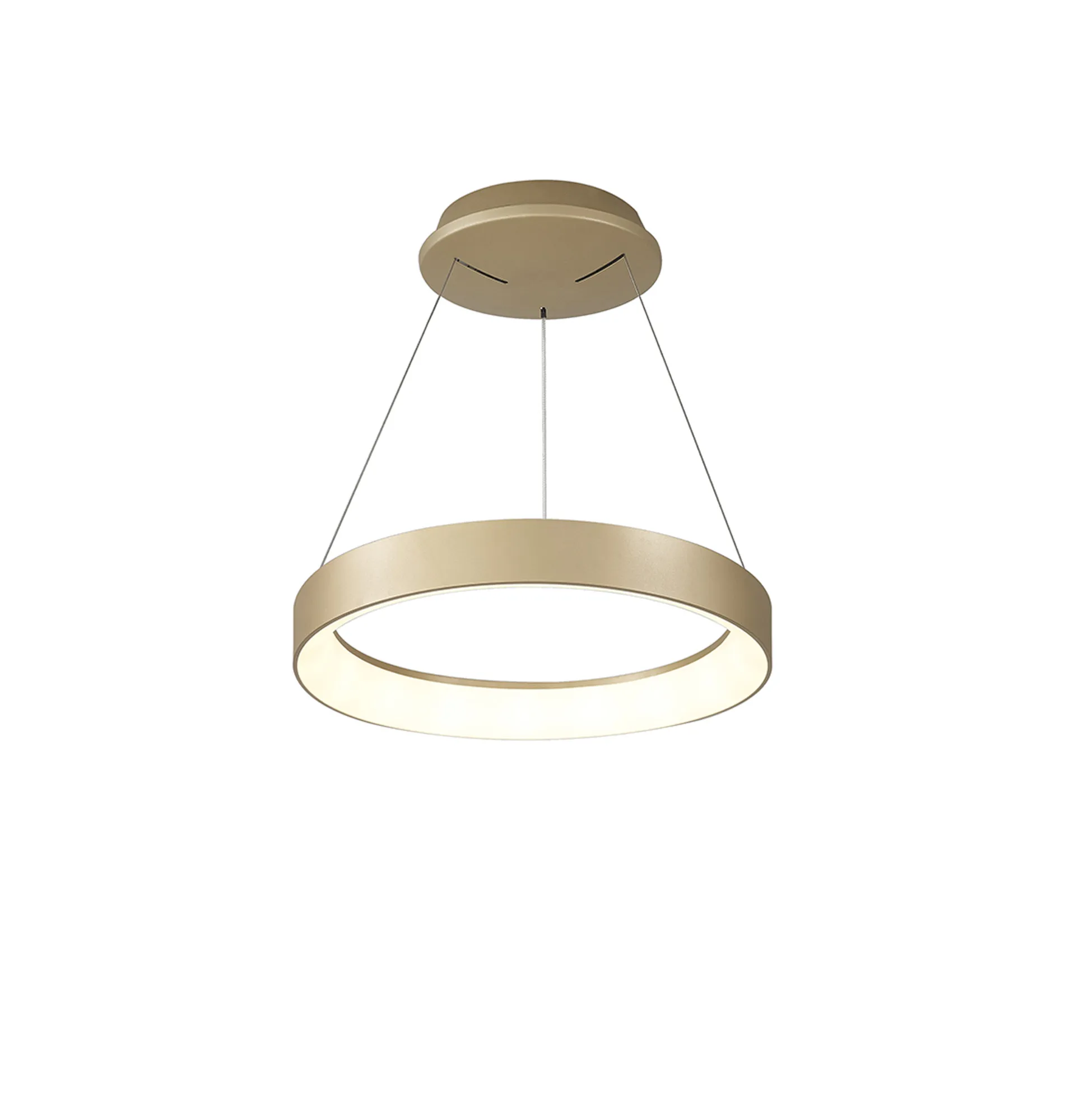 Niseko II Ring Pendant 38cm 30W LED Gold